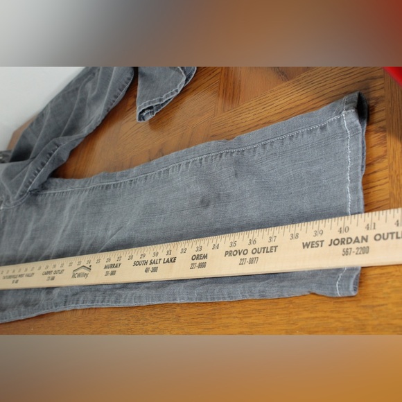 CHICOS PLATINUM Gray black wash boot cut  jeans denim pants Sz 2.5 (US 14) - Picture 5 of 9